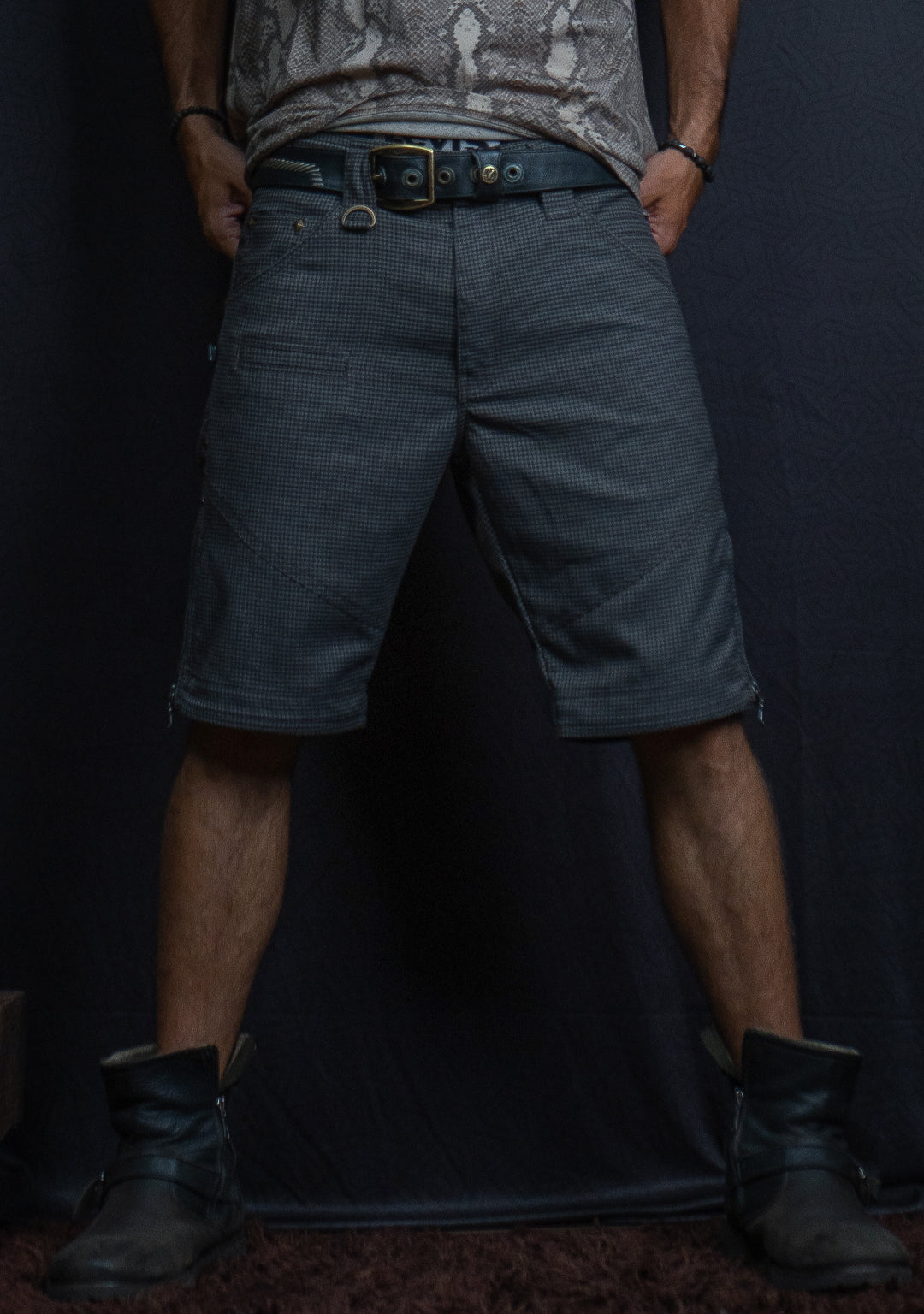 Flying Short Men / Cotton - PEPPER CHECKERS Matzokio